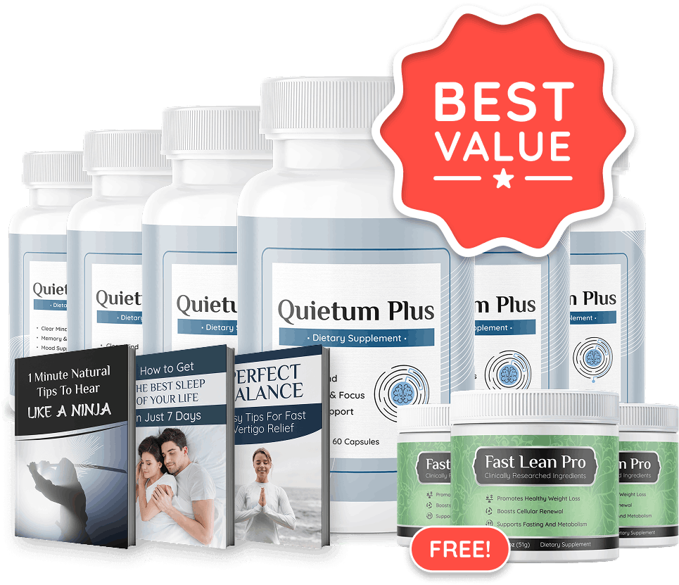 Quietum Plus 6 bottles maximum order pack